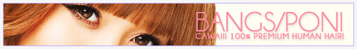 Cawaii! Bangs Extension - 100% PREMIUM HUMAN HAIR!